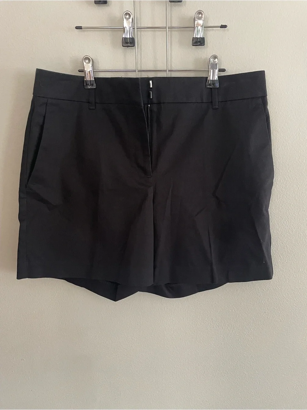 Ann Taylor Black Tailored Shorts